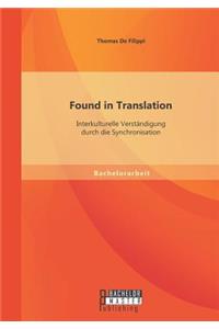 Found in Translation