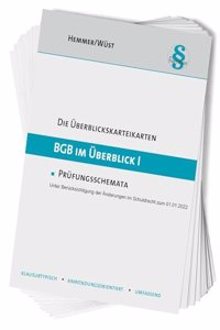 Uberblickskarteikarten BGB im Uberblick I