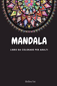 Mandala libro da colorare per adulti