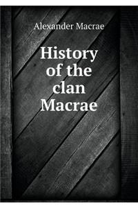 History of the Clan MacRae
