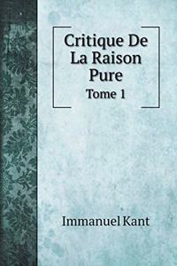 Critique De La Raison Pure