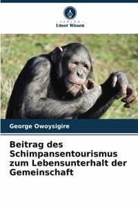 Beitrag des Schimpansentourismus zum Lebensunterhalt der Gemeinschaft