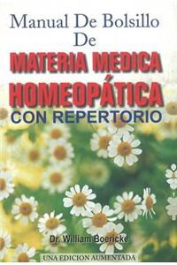 Manual de Bolsillo de Materia Medica Homeopatica Con Repertorio