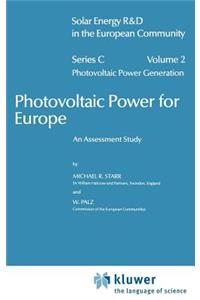 Photovoltaic Power for Europe