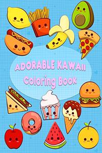 Adorable Kawaii Coloring Book