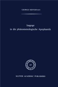 Isagoge in Die Phänomenologische Apophantik