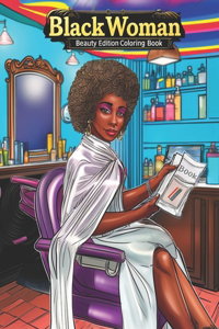 Black Afro American Beauty Coloring Book