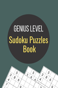 Genius Level Sudoku Puzzles Book: 300 Medium to Hard Sudoku Puzzles with Solutions