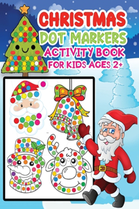 christmas dot markers activity book for kids ages 2+