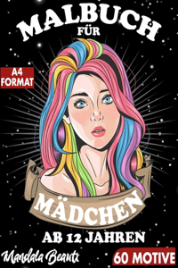 Malbuch für Mädchen ab 12 Jahren