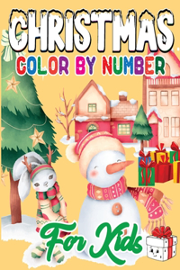 Christmas Color By Number For Kids