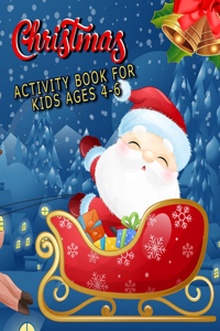 Christmas Activity Book for Kids Ages 4-6