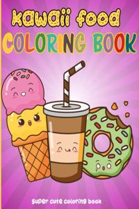 Kawaii Food Coloring Book