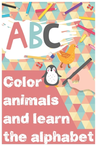 ABC color animals and learn alphabet