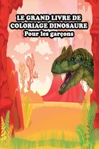 LE GRAND LIVRE DE COLORIAGE DINOSAURE Pour les garçons