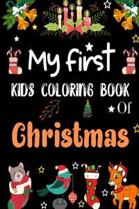 My First Kids Coloring Book Of Christmas