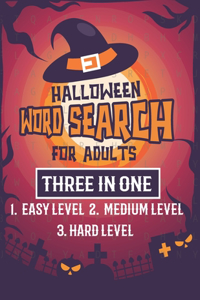 Halloween Word Search For Adults