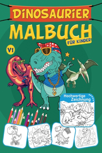 Dinosaurier Malbuch Für Kinder