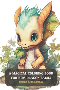 Magical Coloring Book for Kids Dragon Babies