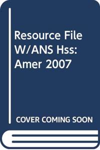 Resource File W/ANS Hss: Amer 2007
