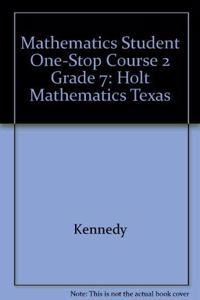 Holt Mathematics: Student One-Stop Course 2 2007