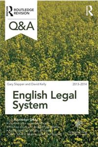 Q&A English Legal System 2013-2014
