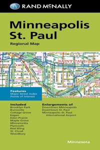 Rand McNally Folded Map: Minneapolis St. Paul Regional Map