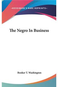 The Negro In Business