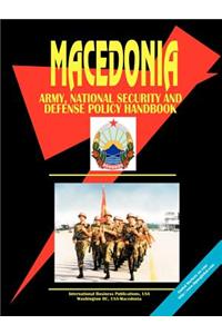 Macedonia Army National Security and Defense Policy Handbook