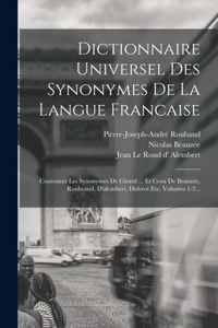 Dictionnaire Universel Des Synonymes De La Langue Francaise