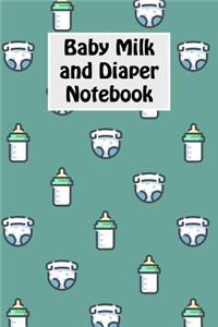 Baby Milk And Diaper Notebook