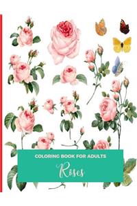 Coloring Book For Adults Roses