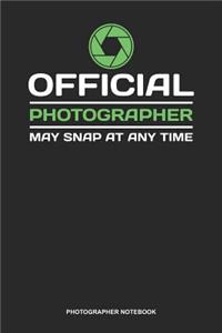 Photographer Notebook