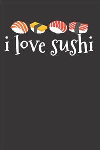 Sushi Food Seafood Foodlover Notebook / Journal