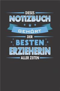 Dieses Notizbuch Gehört Der Besten Erzieherin Aller Zeiten
