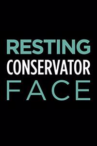 Resting Conservator Face