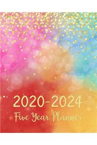 2020-2024 Five Year Planner: 5 Year Monthly Planner For To Do List Journal Notebook Academic Schedule Agenda Logbook Or Student Teacher Organizer Business Appointment W/ Holiday