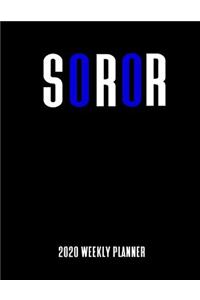 Soror 2020 Weekly Planner