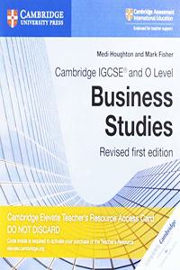 Cambridge Igcse(r) and O Level Business Studies Revised Digital Teacher's Resource Access Card 3 Ed