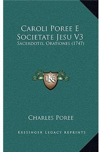 Caroli Poree E Societate Jesu V3