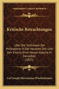 Kritische Betrachtungen