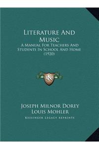 Literature And Music