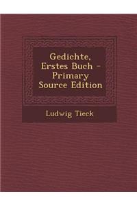 Gedichte, Erstes Buch