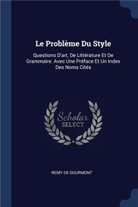 Le Problème Du Style