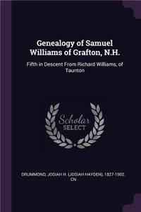 Genealogy of Samuel Williams of Grafton, N.H.