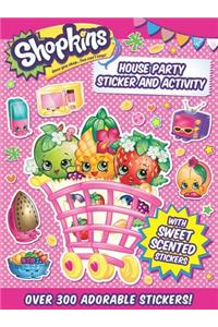 Shopkins House Party Sticker and Activity