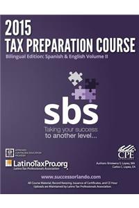 2015 Tax Preparation Course Bilingual Edition