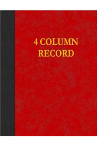 4 Column Record