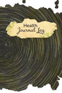 Health Journal Log: 50 Pages, 5.5 X 8.5 Enchanted Circles