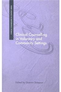 Clinical Counselling in Voluntary and Community Settings